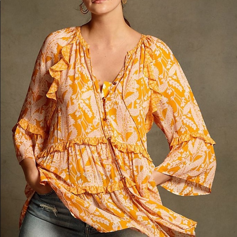Anthropologie Mia Tiered Tunic NEW
